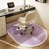 Office Study Chair Carpet Wheelchair Floor Mat Wear-Resistant Floor Mat Bedroom Bedside Rugs Dressing Table Carpet Decora
