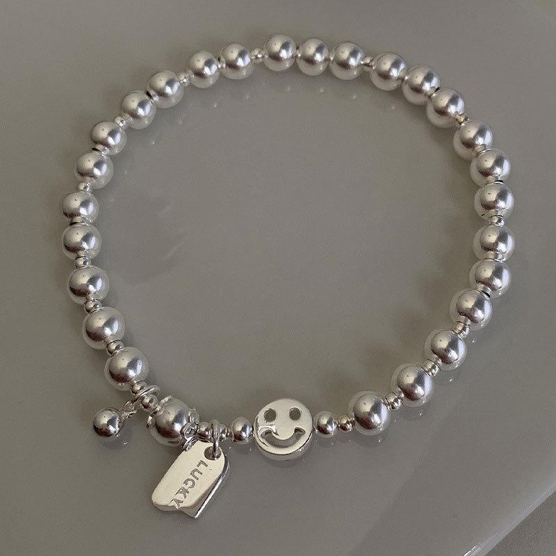 Корейский браслет из бисера «Смайлик-медведь» с любовью — 2021 г., регулируемый радужный дизайн