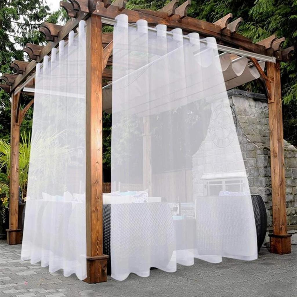 Solid Color Terylene Waterproof UV-Resistant Curtain