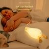 New Adorable Soft Glow Rubber Ducky Night Light - Lovely Duckling Design - Relaxing LED Night Lamp - Ideal for Bedroom Decor - R