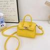 Childrens Pu Mini Bag With Litchi Texture For Kindergarten Girls Daily Use