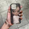 Темная милая кукла Арт для IPhone 16 15 14 13 12 11 17 Pro Max Plus Волна Гофрированный чехол для телефона Защитный от падения