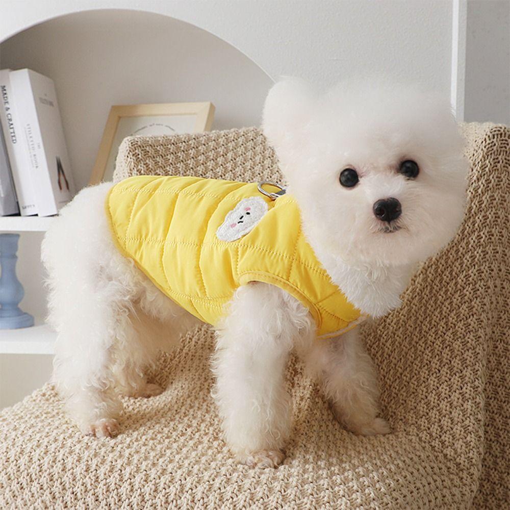 Мягкая утепленная теплая одежда для собак, теплая теплая куртка для щенка, жилет для щенка, пальто, зимняя куртка