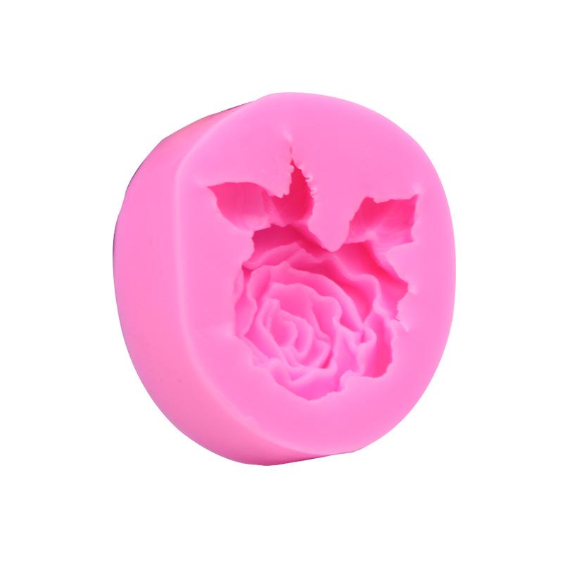 3d Large Bloom Rose Silicone Cake Molds Flower Fondant Mold Cupcake Jelly Chocolate Decoration Baking Tool Moulds Resin Molds