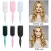 Multi Functional Scalp Massage And Anti-static Fluffy Hair Brush Hairstyle Tools Hollow Shaped Curly Comb Women's