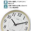 Настенные часы Landex, Радиоуправляемые, Белые, 32 см, Gowland, Бесшумные, С плавным ходом секундной стрелки, Остановка секундной стрелки ночью, YW9164WH