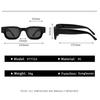 Small Rectangle Polarized Sunglasses Women Fashion Retro Brand Square Sun Glasses Men Classic Vintage Black Punk Shades UV400