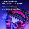 Gaming Headphone with Microphone for PC Corded Noise Cancelling Over Ear Headphone with LED Light for Computer