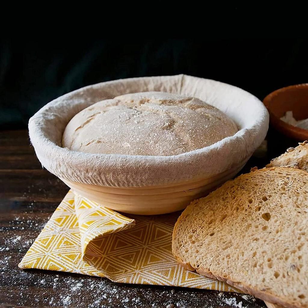 Стильный североевропейский дизайн, плетеная вручную ротанговая форма для расстойки хлеба для кухни