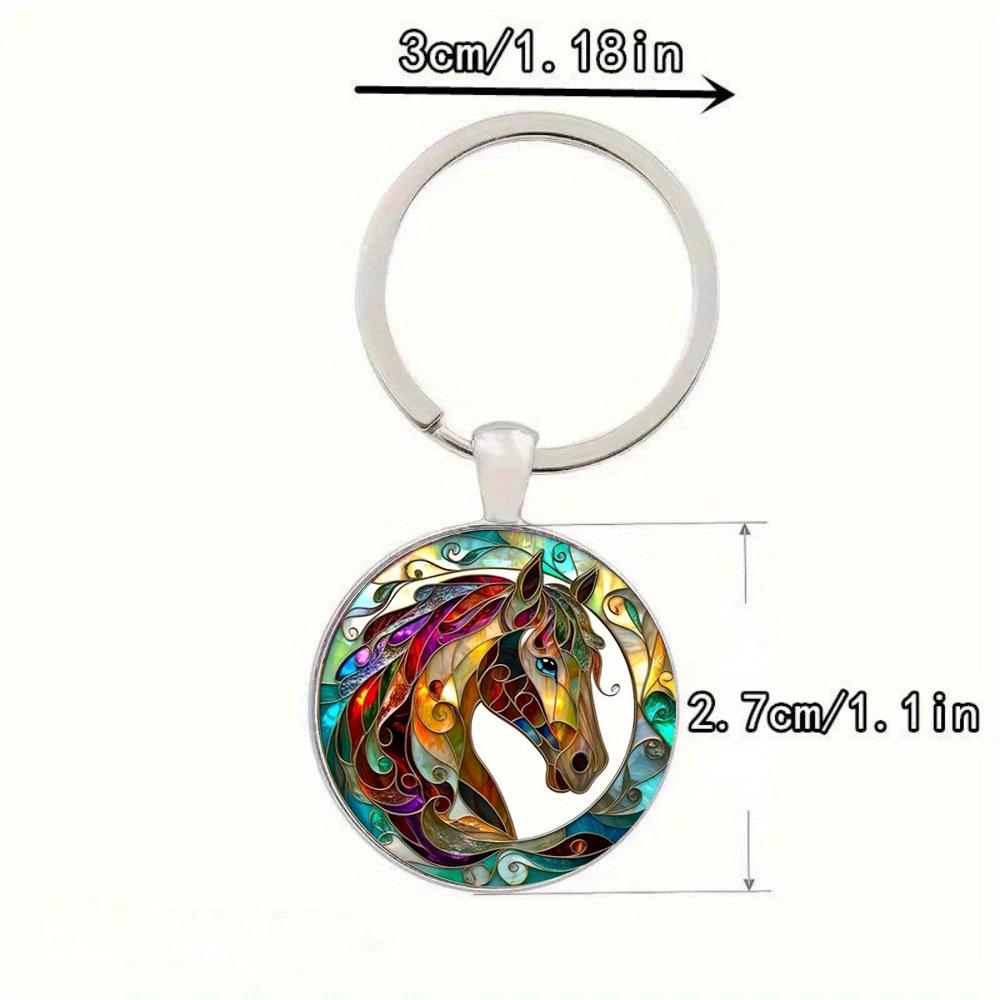 Кросс-бордер Брелок с узором лошади - Цветной кулон для сумок и автомобилей