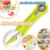 3-in-1 Multifunctional Double Headed Fruit Knife, Kitchen Fruit Tool Knife, Stainless Steel Material Fruit Knife Three Piece Set