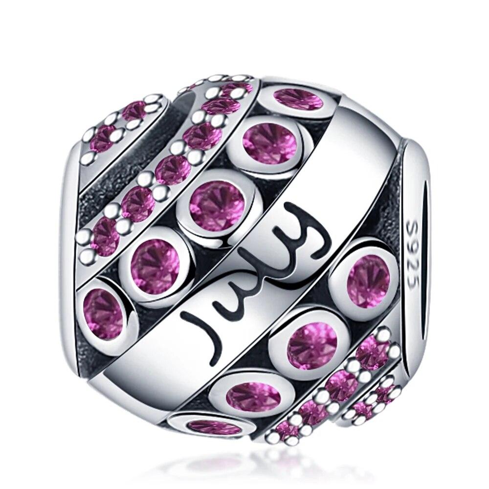 Созвездие 12 зодиака Овен Телец Diy Подвески 100% Стерлингового Серебра 925 пробы Камень Подходит Оригинальный Новый Браслет Ювелирные Изделия Подарок