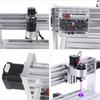 CNC Engraving Machine Small 3 Axes Cutting Machine Aluminum Alloy CNC Router Set 100‑240V EU Plug
