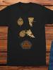 Funny Pizza & Pineapple Fart Joke T-Shirt for Men - Pineapple Poo Graphic Humor Tee, Casual Crew Nec