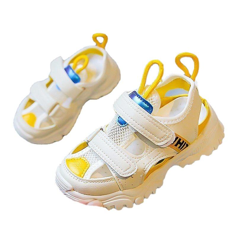 Sandalias Kids Shoe Summer New Girls Sandals Baotou Casual Shoes Boys Breathable Mesh Shoes Fashion Soft Sole Sports Sandals