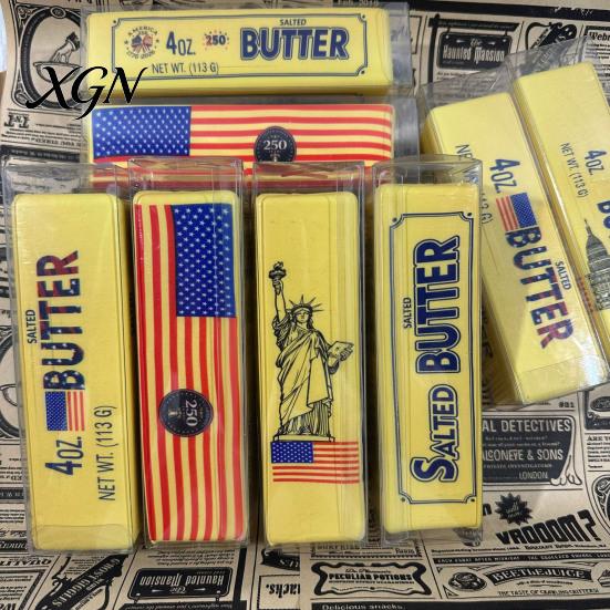 Squeeze Toy for Adults Slow Rise Butter Stick Pinch Stress Reliever Soft TPR Sensory Relief Kids Anxiety Decompression Hand Medium Size Ball