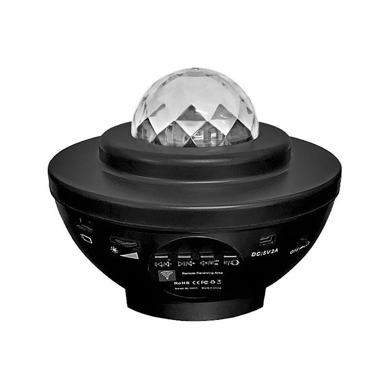 Красочная лампа, звездное небо, галактика, проектор, Bluetooth, голосовое управление, музыкальный плеер, светодиодный ночник, проекция на День святого Валентина
