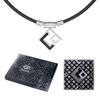 Colantotte Лимитированная серия [AURA PREMIUM BOX] Магнитное ожерелье для мужчин, Идеальный рождественский подарок (Серебро, Л)