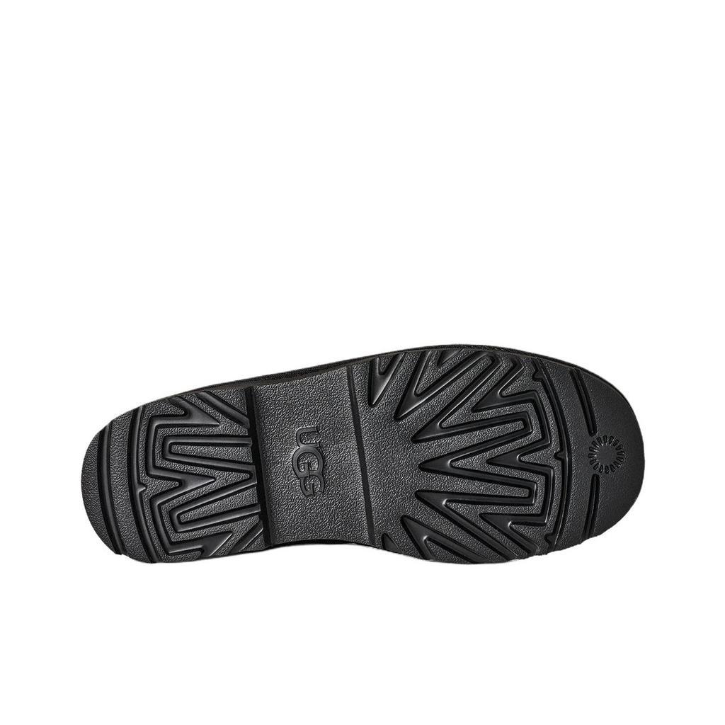 UGG Классические Новые Кожаные Модные Удобные Короткие Ботинки Челси Женские ботинки Черные 1171573-BLK