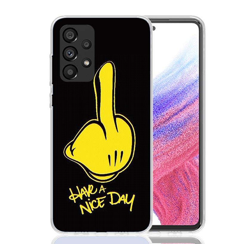 Middle Finger Phone Case for Samsung Galaxy A17 A16 A15 A14 A13 A57 A56 A55 A54 A53 A37 A36 A35 A34 A33 A26 A25 A24 A23 Galaxy A