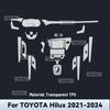 Для TOYOTA Hilux    2024 Центральная консоль автомобиля Панель мультимедиа Навигация Защитная пленка из ТПУ устойчивая к царапинам Пленка для интерьера