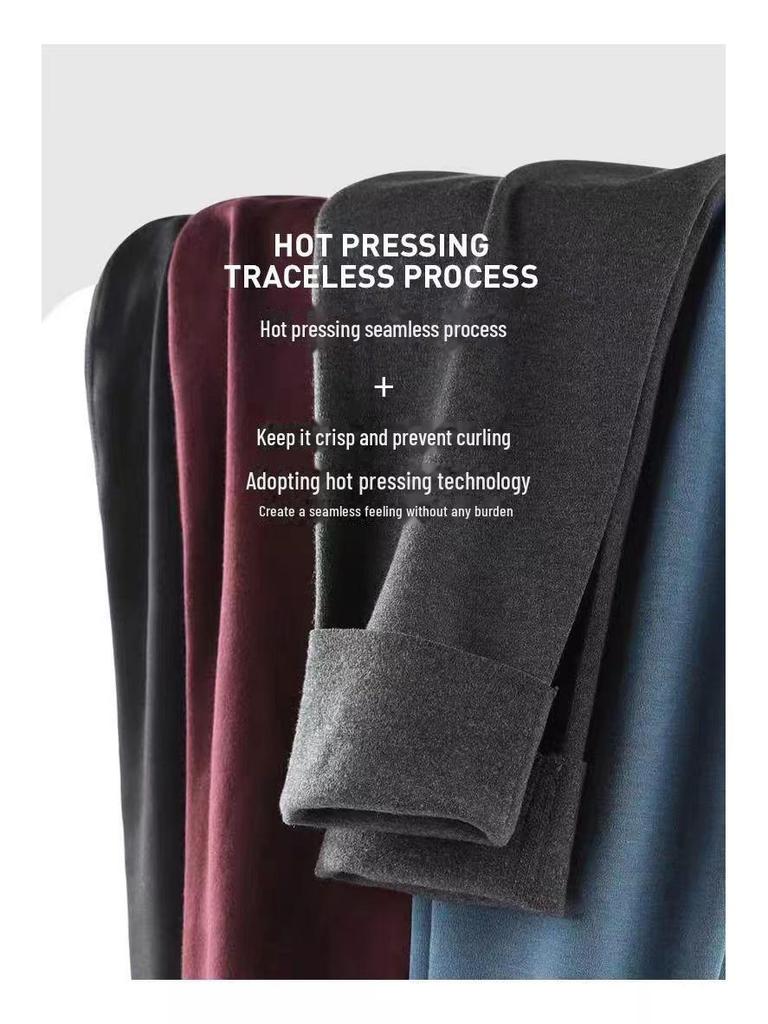 Мужские теплые брюки из немецкого бархата с высокой талией и самонагревающимся графеном для холодной погоды