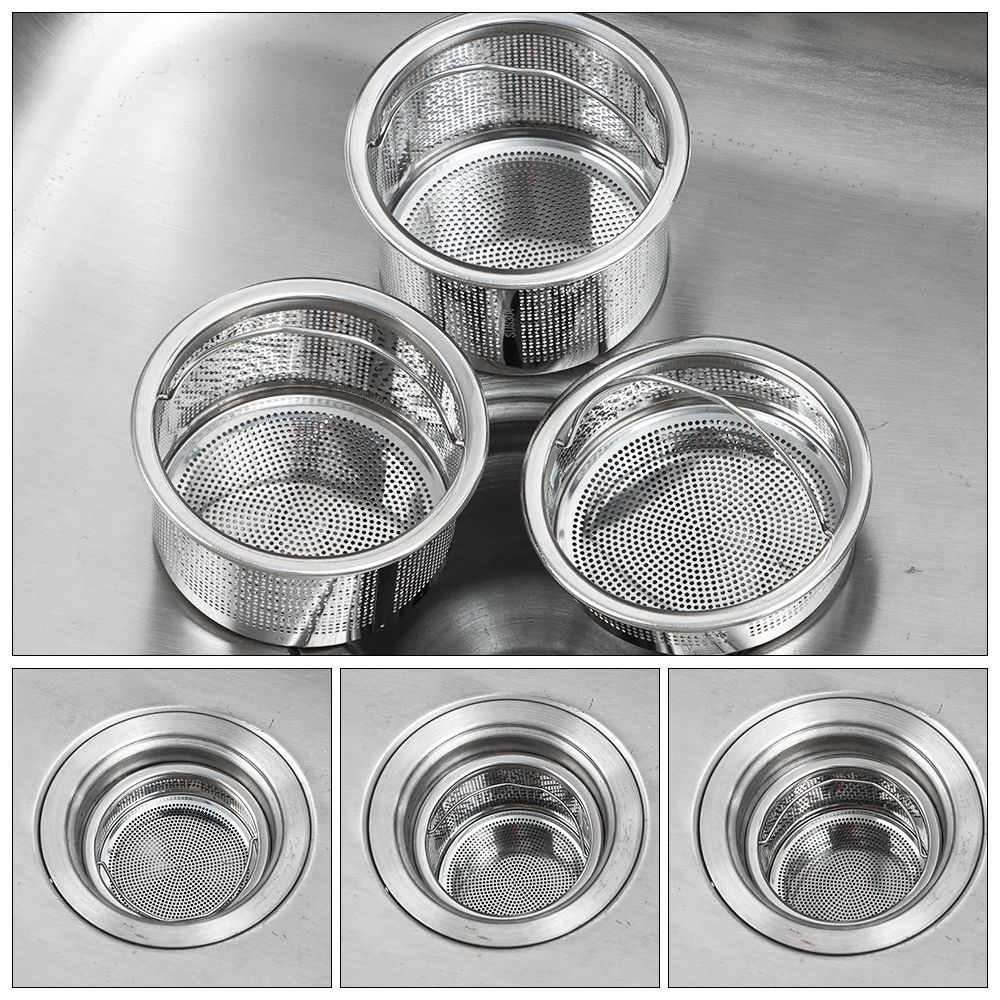 Cleaning Waste Drainer Water Sink Plug Food Hair Stopper Colander Plug Filter Basket Sink Strainer