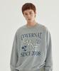 COVERNAT Cvnt Graphic Sweatshirt Melange Gray