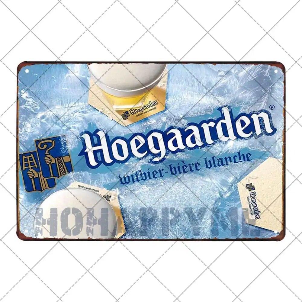 Belgian Beer Vintage Metal Tin Painting Signs Poster Plates Decoration Bar Pub Club Cafe Wall Iron Stickers Retro Plaque 20x30cm