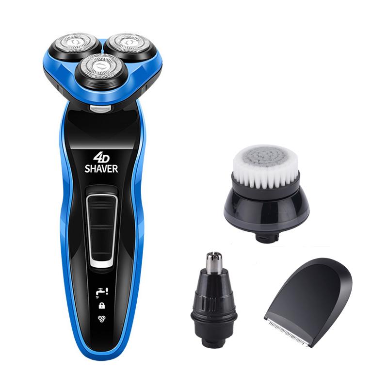 4 In 1 Male Electric Shaver Whole Body Washable Shaving Machine Rechargeable Beard Trimmer