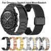 20mm Stainless Steel Strap for Omega X Swatch Joint MoonSwatch Band Metal Watchband for Swatch MoonSwatch Bracelet