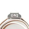 Hermes Часы Medor lock ME2.112 Тройной оборот Белый Белый циферблат Нержавеющая сталь/кожа Кварцевые Аналоговый дисплей Женские Б/у