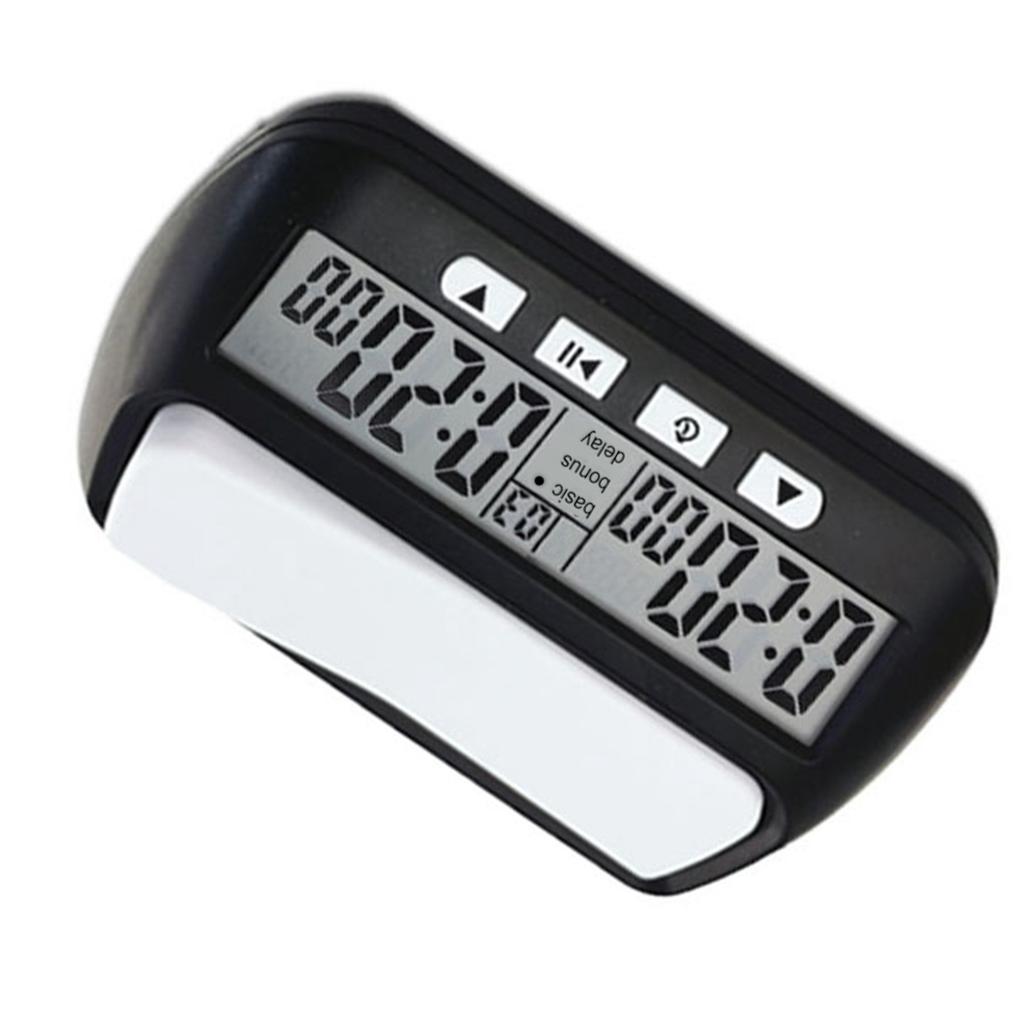 Шахматные часы Цифровой шахматный таймер со звуковым сигналом YS 902 Черный Английская версия