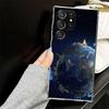 Чехол Earth Stars Space для Samsung Galaxy S25 S24 S23 S22 Ultra Мягкий чехол для телефона S25 Edge S21 Plus S20 FE S10 + Черный чехол