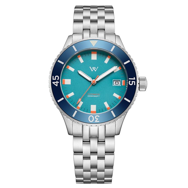 WM Watch Автоматические Механические Часы Мужские Сапфировый Керамический Безель NH35 С AR Покрытием 200М Водонепроницаемые Welly Merck Часы WM203
