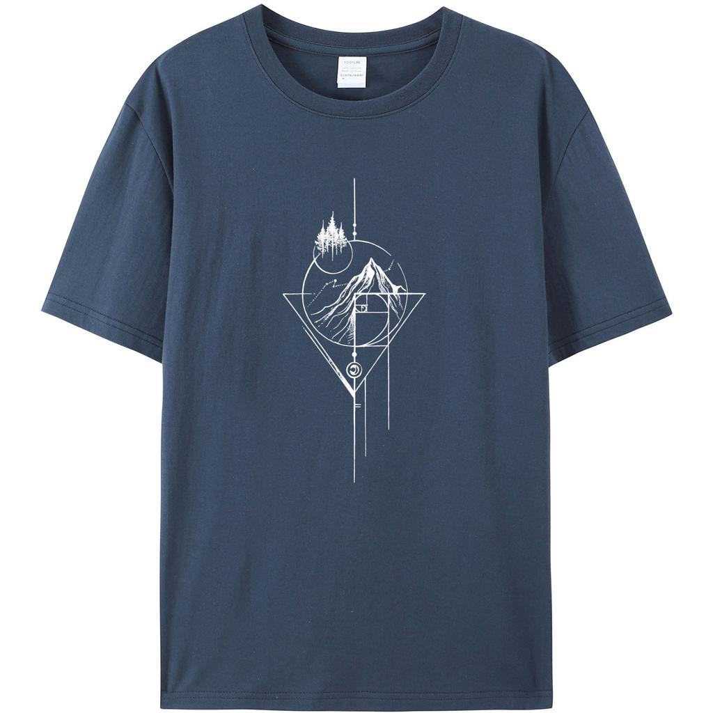 Новая Самая Продаваемая Мужская Белая Футболка с Коротким Рукавом с Принтом Фибоначчи, Смешная Графическая, для Отдыха на Природе, Летняя