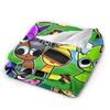 Sprunkis Characters Game Fuzzy Blanket  Funny Throw Blankets for Home 125*100cm Rug Piece
