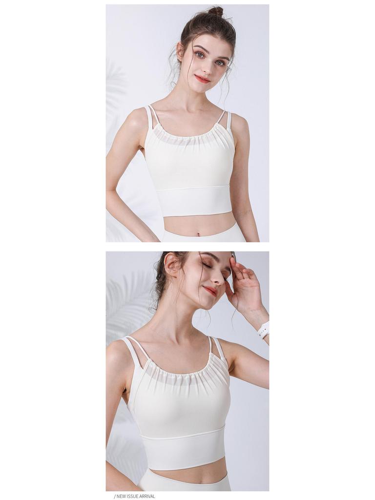 Women's Mesh Sports Bra - Yoga & Running Fitness Vest