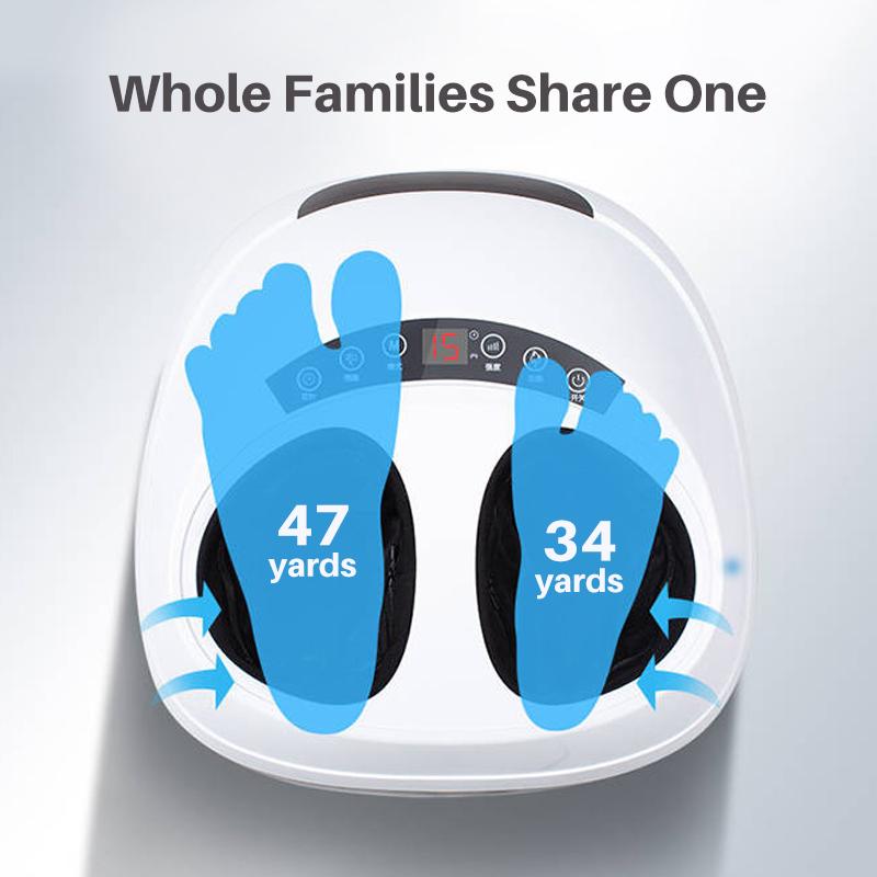 JINKAIRUI Foot Massager Heating Kneading Airbag Squeeze Acupoint Massage Machine Fully Automatic