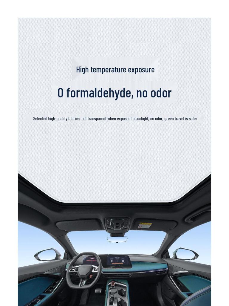 MG7 2023 Sunroof Sunshade: Heat Insulation, UV Protection, Privacy, Opaque.