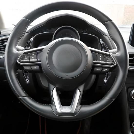 Кованые подрулевые лепестки переключения передач с рисунком "Карбон" для Mazda 3 6 CX3 CX5 MX-5