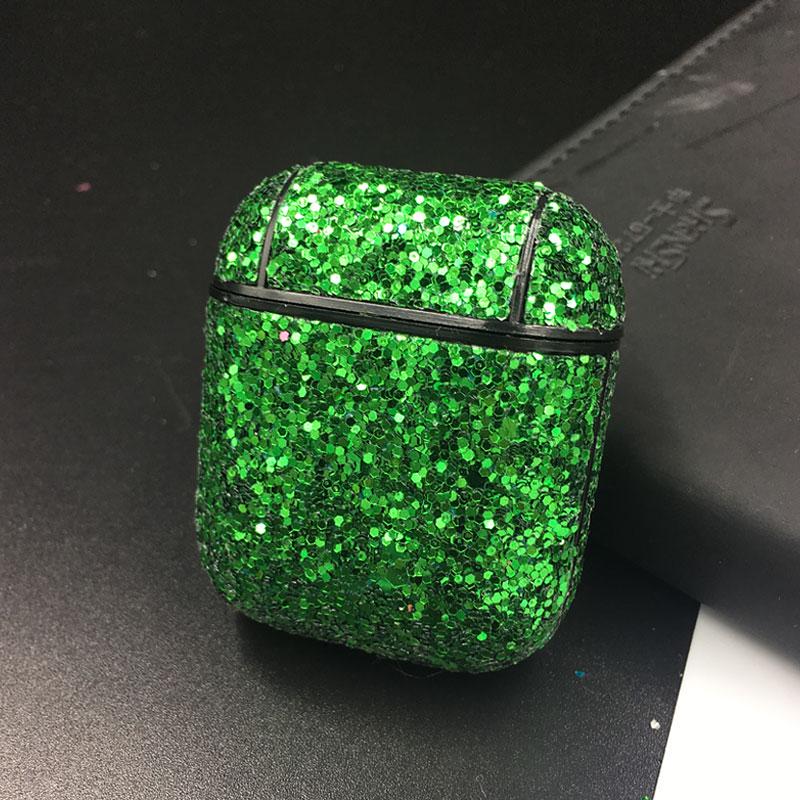 Bling Bling Гарнитура ПК Защитный чехол для Airpods 1 2 Bluetooth Наушники Защитный чехол для ПК Airpods