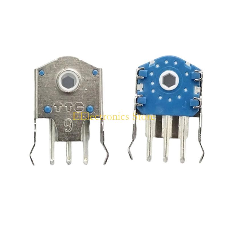 B03C 8мм 9мм 10мм 11мм Вращающиеся колесики-энкодеры для колеса прокрутки мыши PC, серебристые, для точного управления