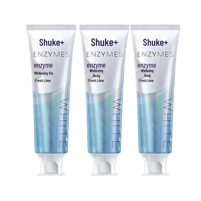 Отбеливающая зубная паста с ферментами Shuke