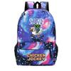 Football Printed Student Backpack Multifunctional Usb Interface Large Capacity Leisure Travel Backpack