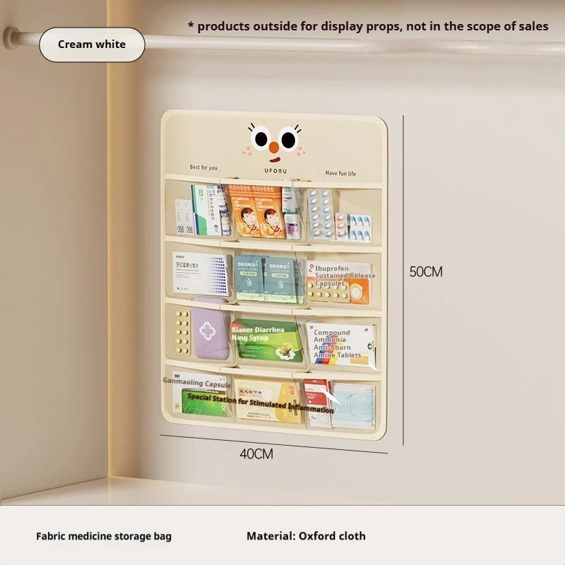 Non-Woven Double-Sided Underwear Storage Bag Wardrobe Hanging Bag Folding Clothing Organizer Transparent Socks Bra Storage Bags