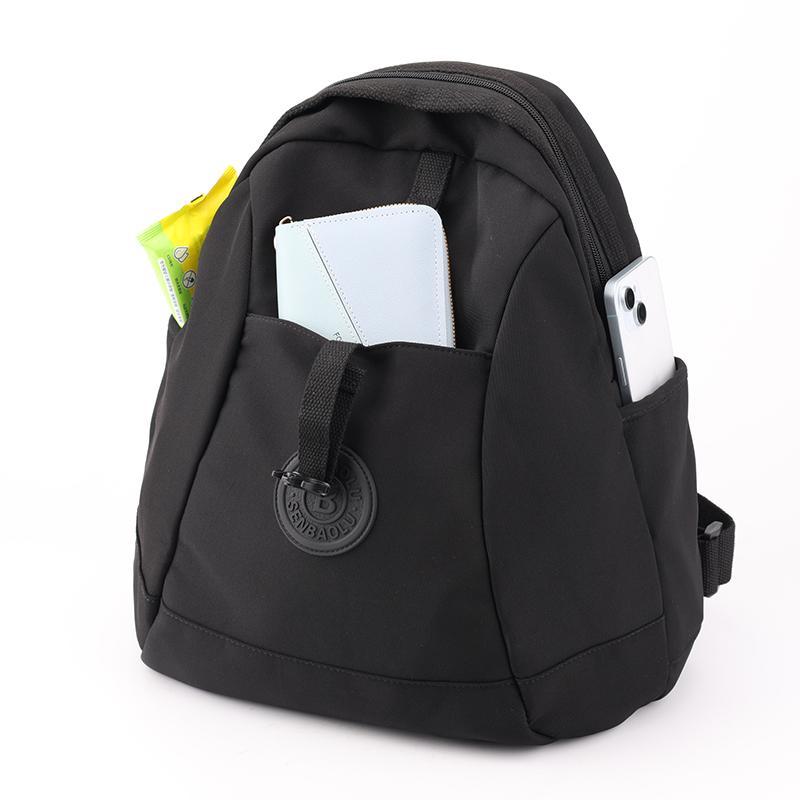 Рюкзак однотонный женский большой вместимости дорожная сумка