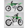 1/12 Scale Kawasaki KX450 Alloy Sports Motorcycle Model Diecast Metal Road Mountain Off-road Motorcycle Model Simulation Kids Toy Gift