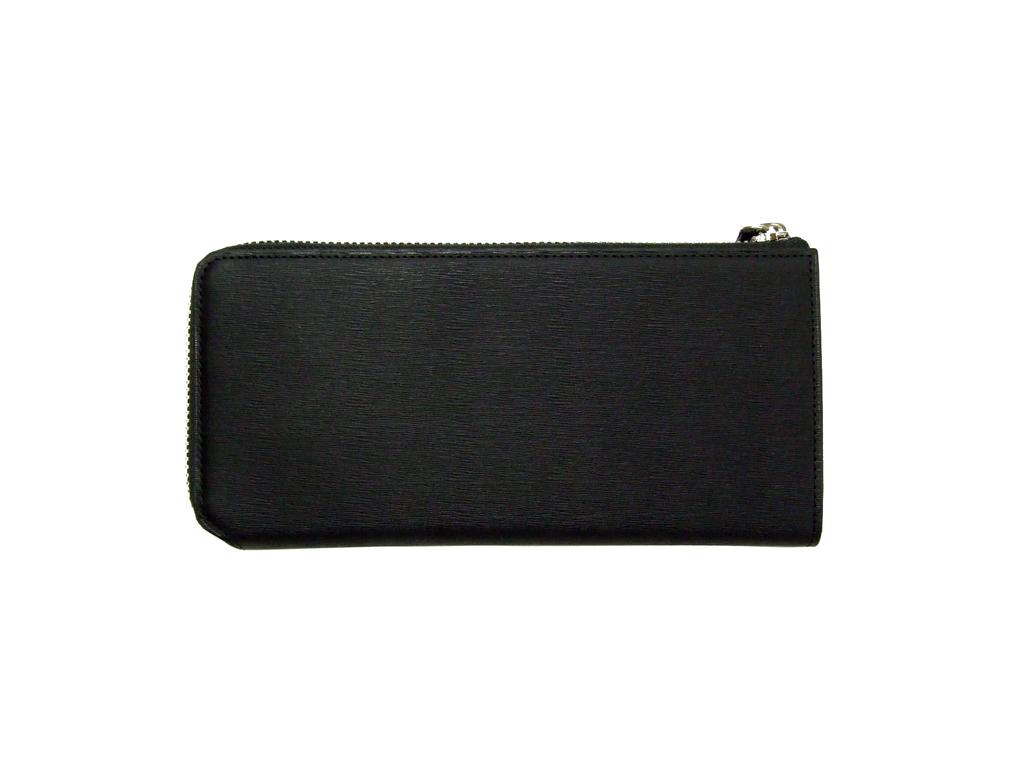 Current Long Wallet Round Zipper Wallet Steer X [Porter] 052-02210 (Cow Embossed, 1.(Navy) Navy)