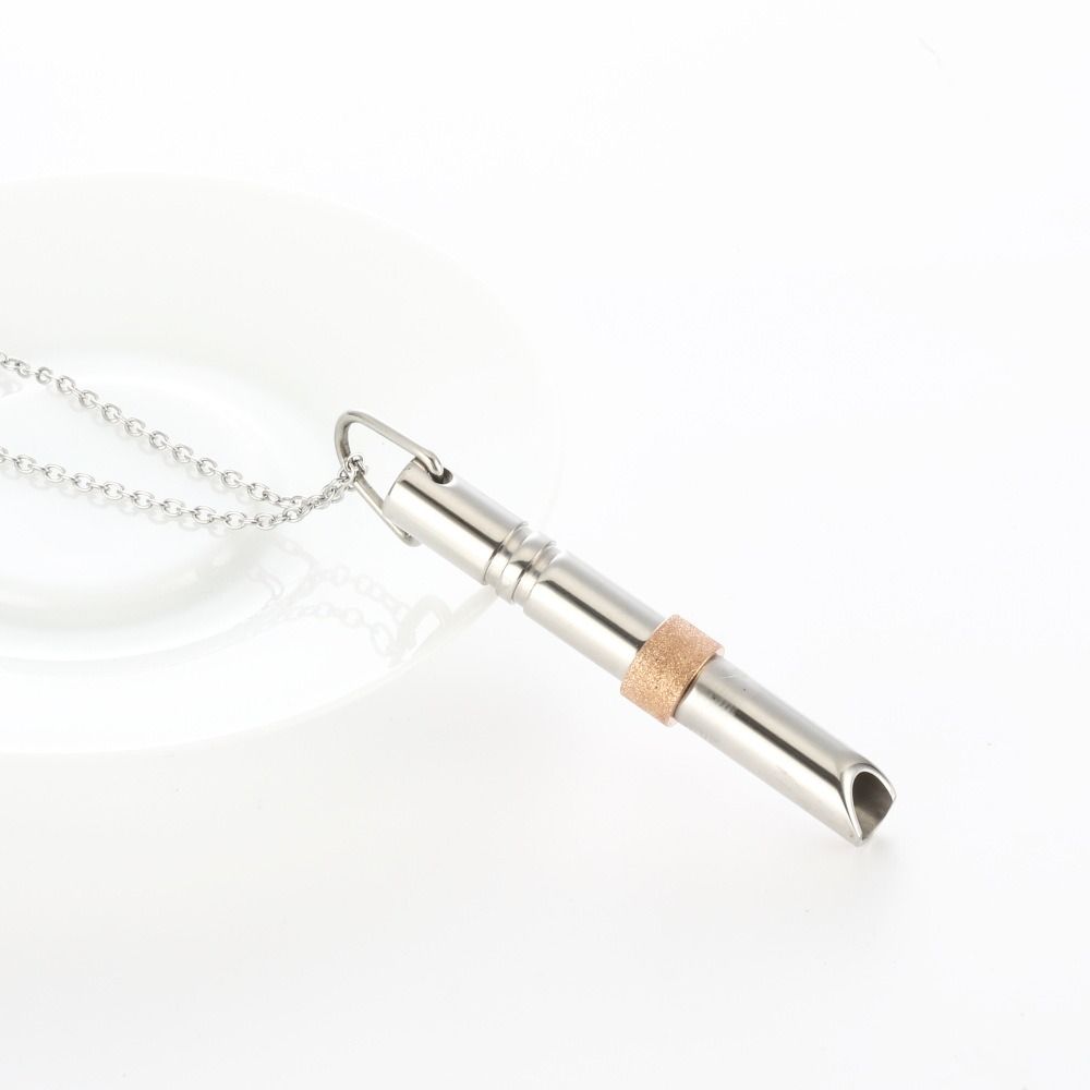 Ожерелье для облегчения тревоги, осознанное дыхание, ожерелье со свистком, йога, спорт